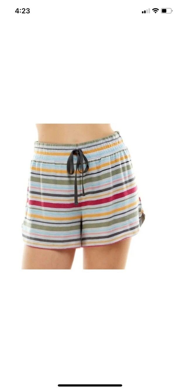 Secret Treasures Women's Striped Sleep Shorts Size Small 4/6 NWT